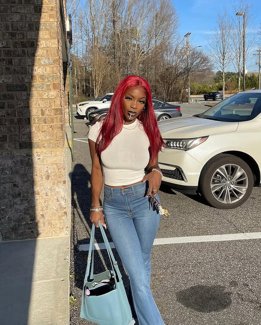 BASICS Cap Sleeve Solid Crop Top